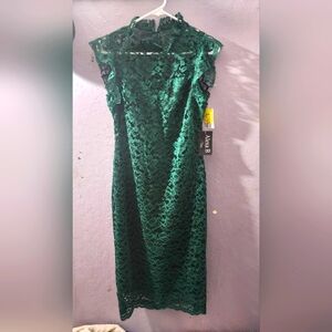 Just in Time for Christmas! Brand New with Tags Christmas Green Lace Dress